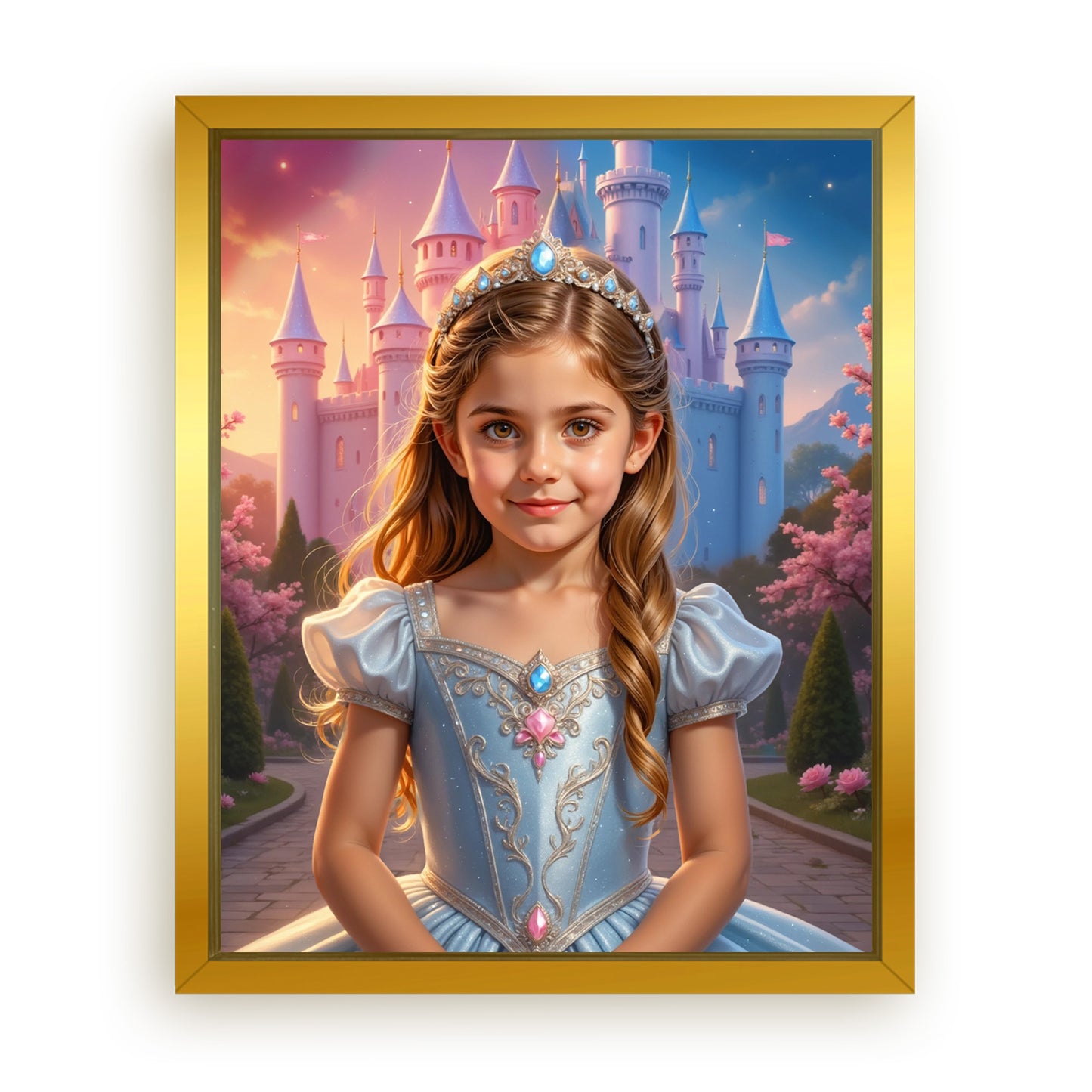 Save 33% When You Add A Frame To Your 10x08 'The Cinderella Glow' Canvas Now