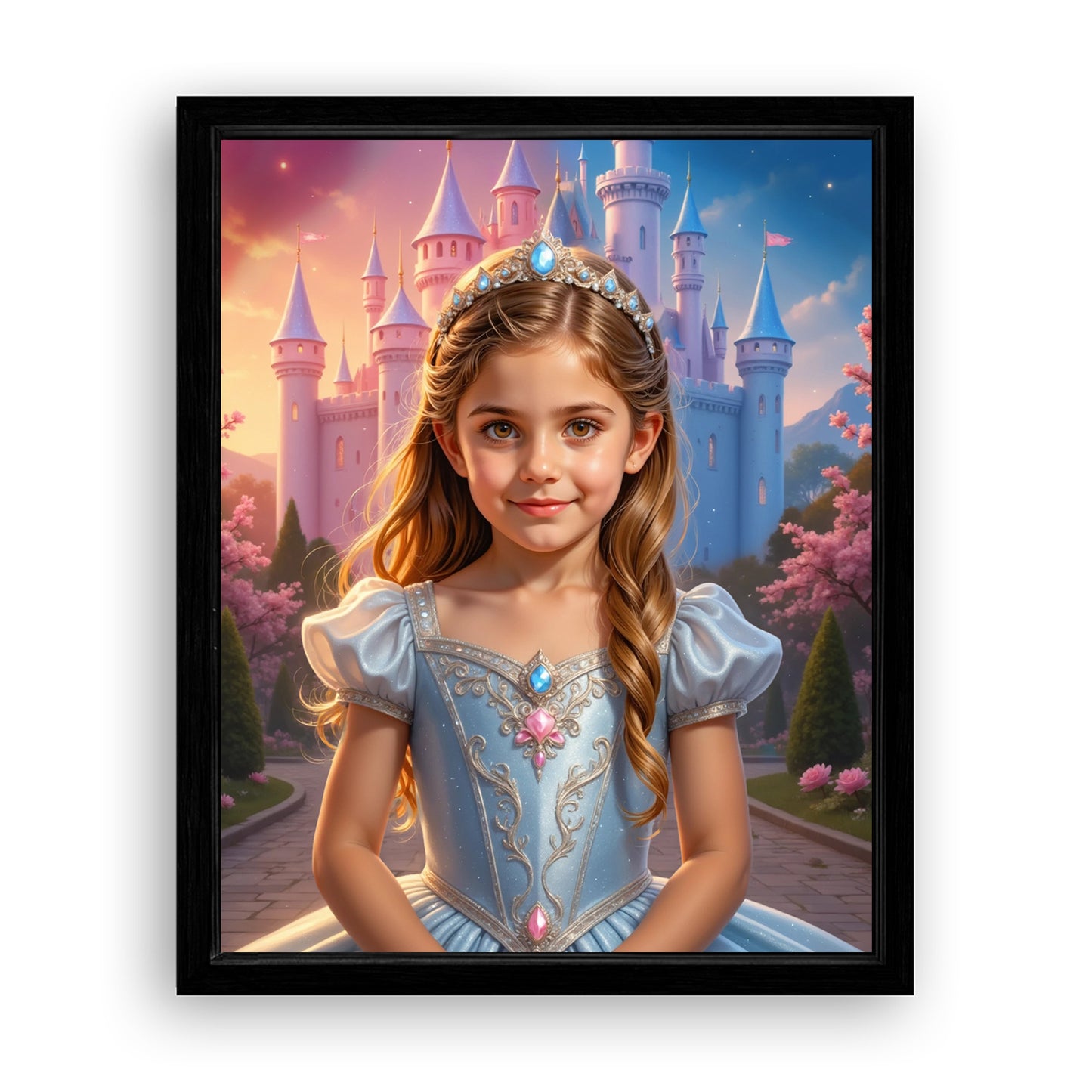 Save 33% When You Add A Frame To Your 16x20 'The Cinderella Glow' Canvas Now