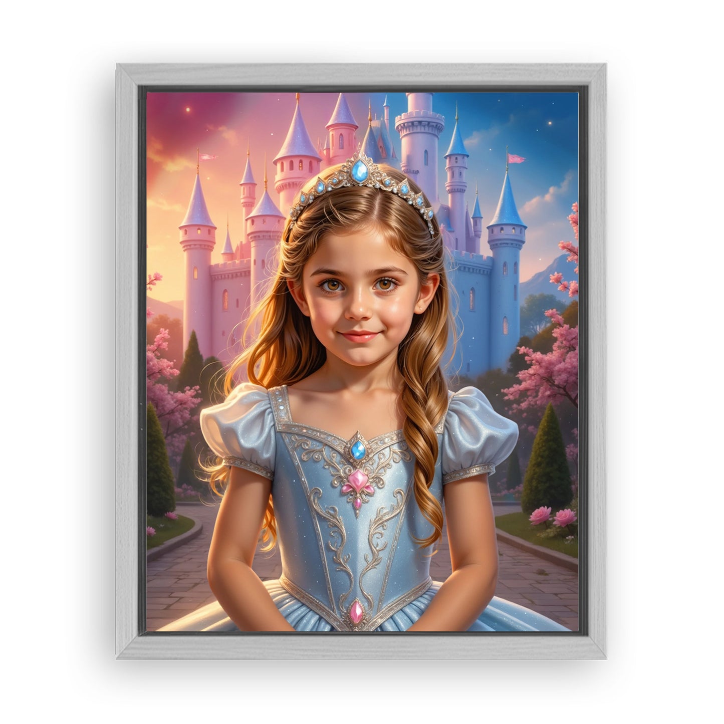 Save 33% When You Add A Frame To Your 10x08 'The Cinderella Glow' Canvas Now