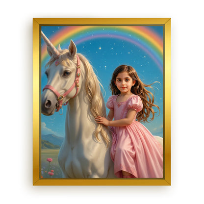 Save 33% When You Add A Frame To Your 10x08 'The Dreamland Fantasy' Canvas Now