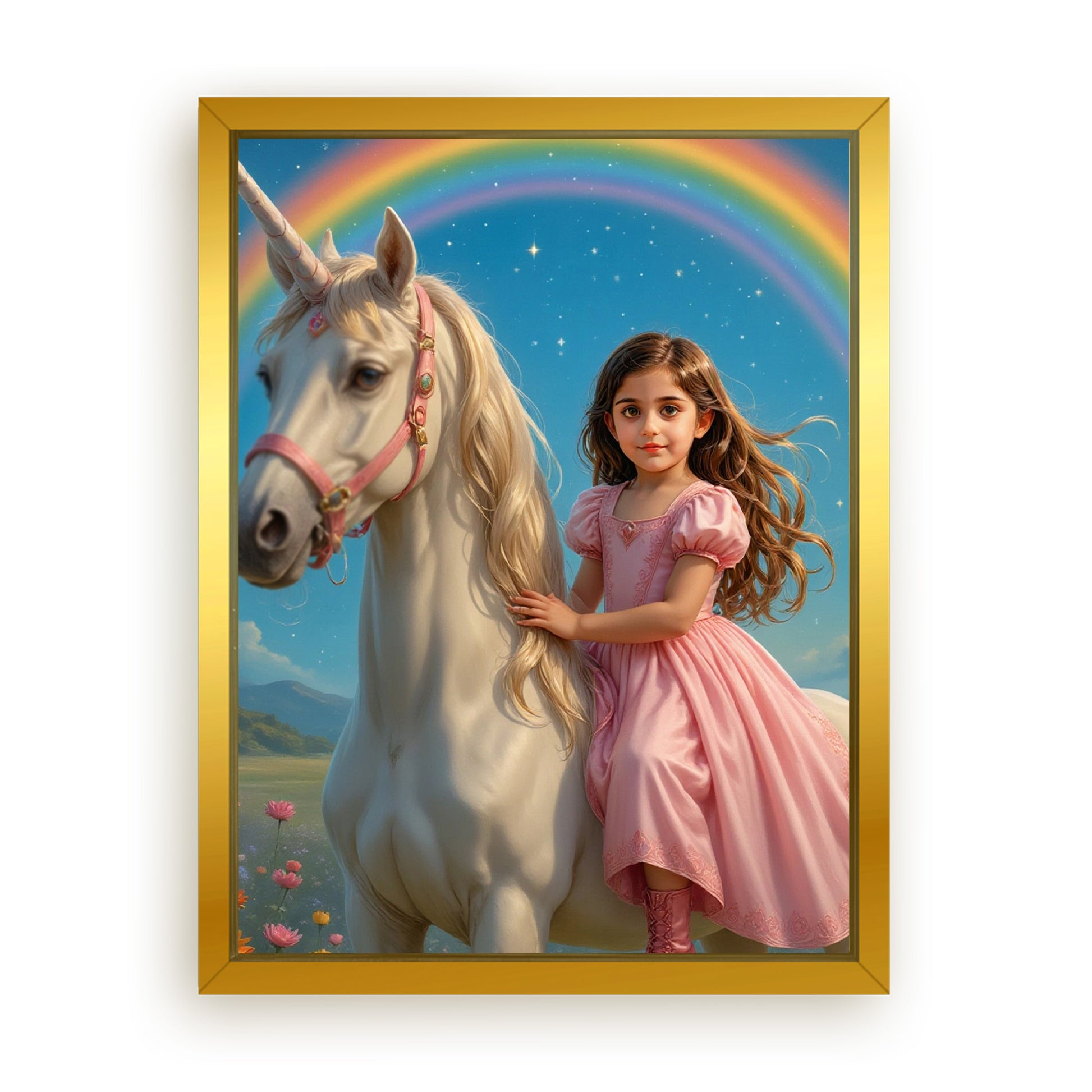 Save 33% When You Add A Frame To Your 18x24 'The Dreamland Fantasy' Canvas Now