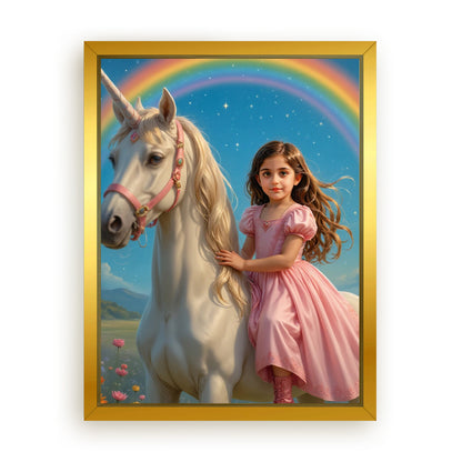 Save 33% When You Add A Frame To Your 18x24 'The Dreamland Fantasy' Canvas Now