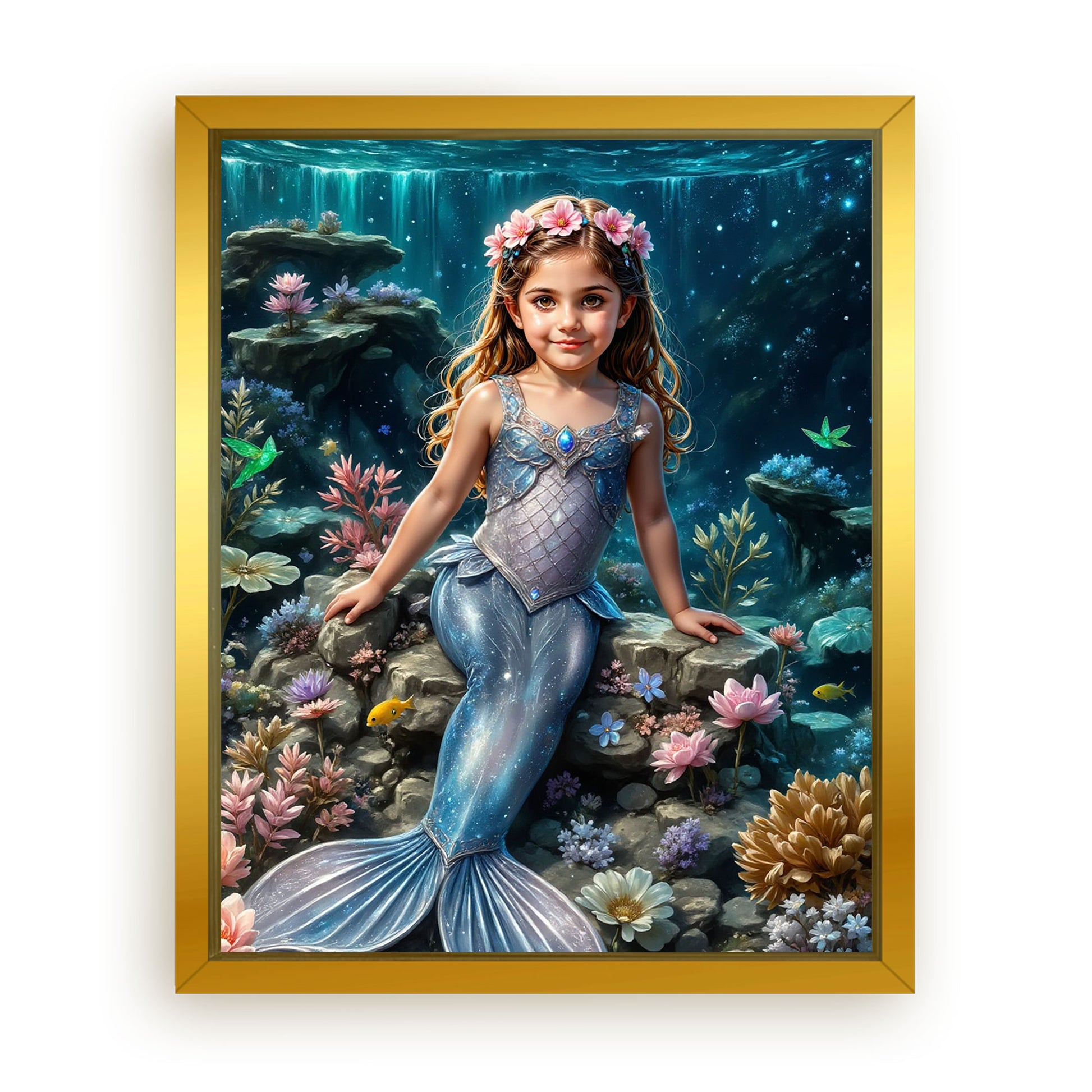 Save 33% When You Add A Frame To Your 16x20 'The Coral Princess' Canvas Now