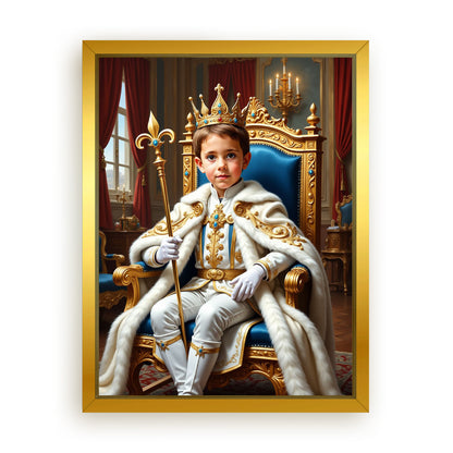 Save 33% When You Add A Frame To Your 12x16 'The Young Prince' Canvas Now