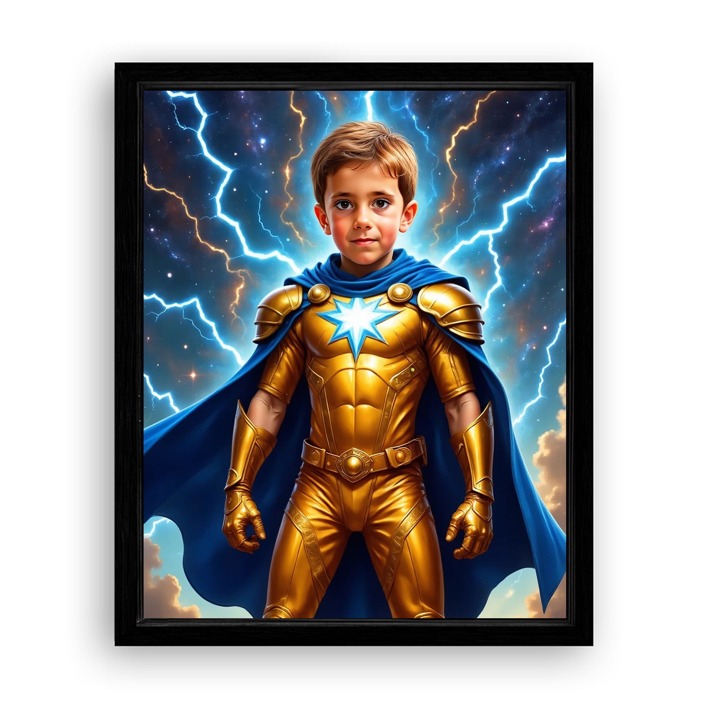 Make Your 10x08 Inches 'The Golden Comet' Canvas Even More Special, Add a Beautiful Premium Frame & Make It Truly Gift-Ready!