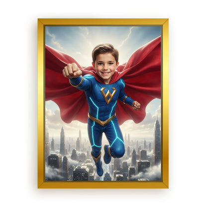 Save 33% When You Add A Frame To Your 18x24 'The Super Sentinel' Canvas Now