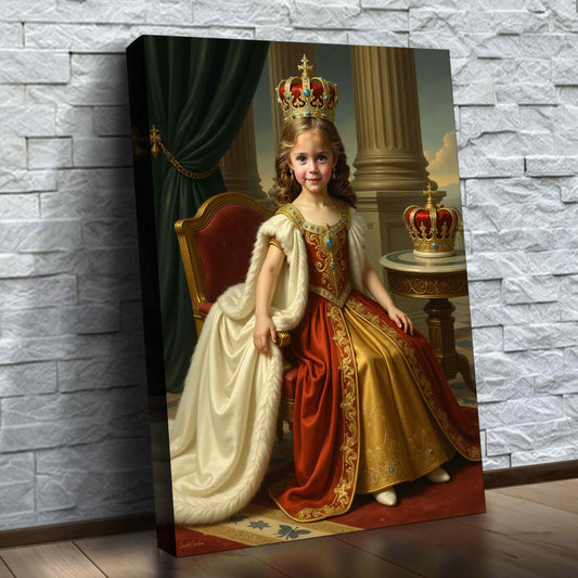 La reine au manteau écarlate
