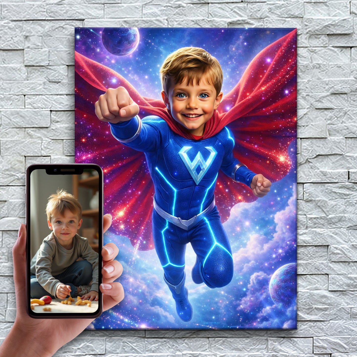 The Cosmic Kid Superhero