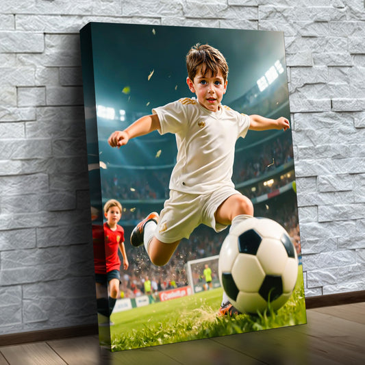 La star du football