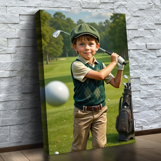 Le petit golfeur