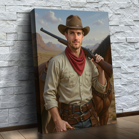 Le cow-boy du Far West