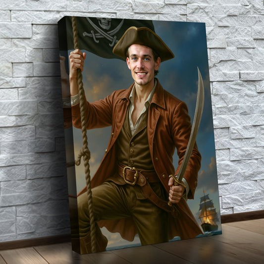Le capitaine pirate aventurier