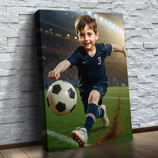 La star du football
