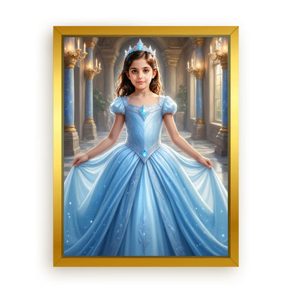 Save 40% When You Add A Frame To Your 12x16 'The Cinderella’s Grand Ballroom' Canvas Now