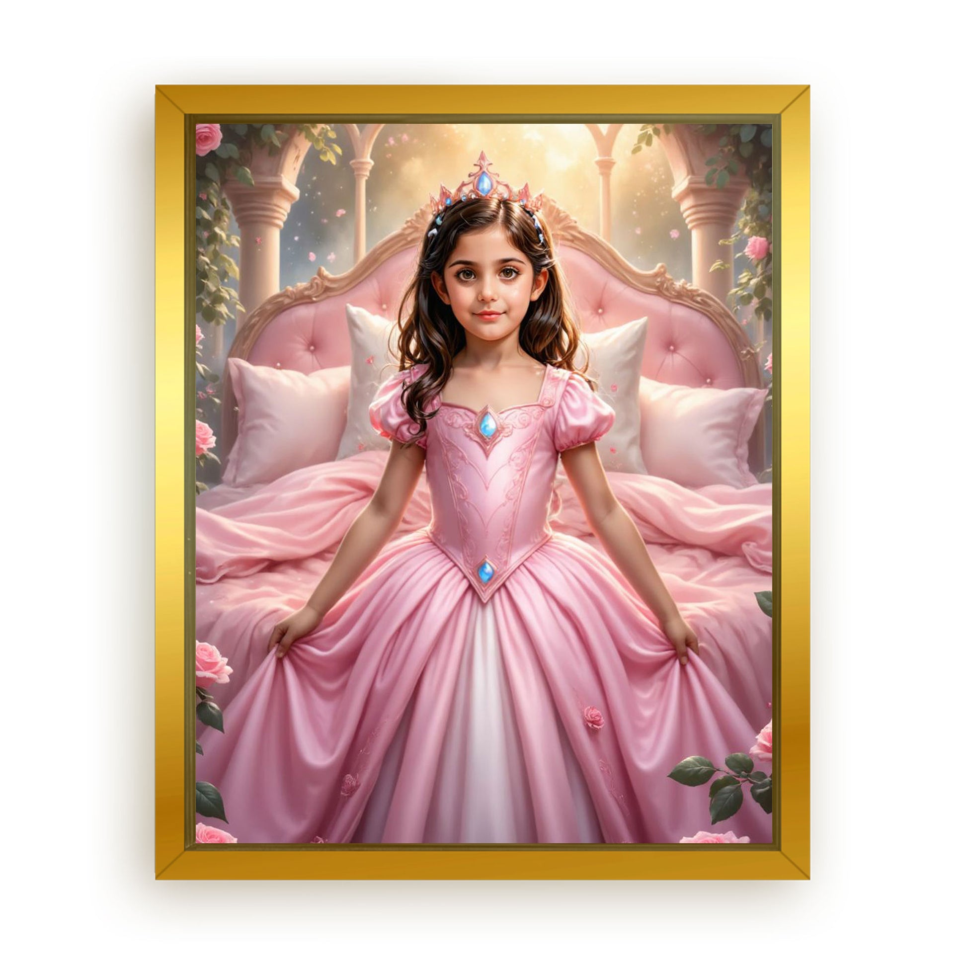 Save 40% When You Add A Frame To Your 10x08 'The Sleeping Beauty’s Enchanted Slumber' Canvas Now