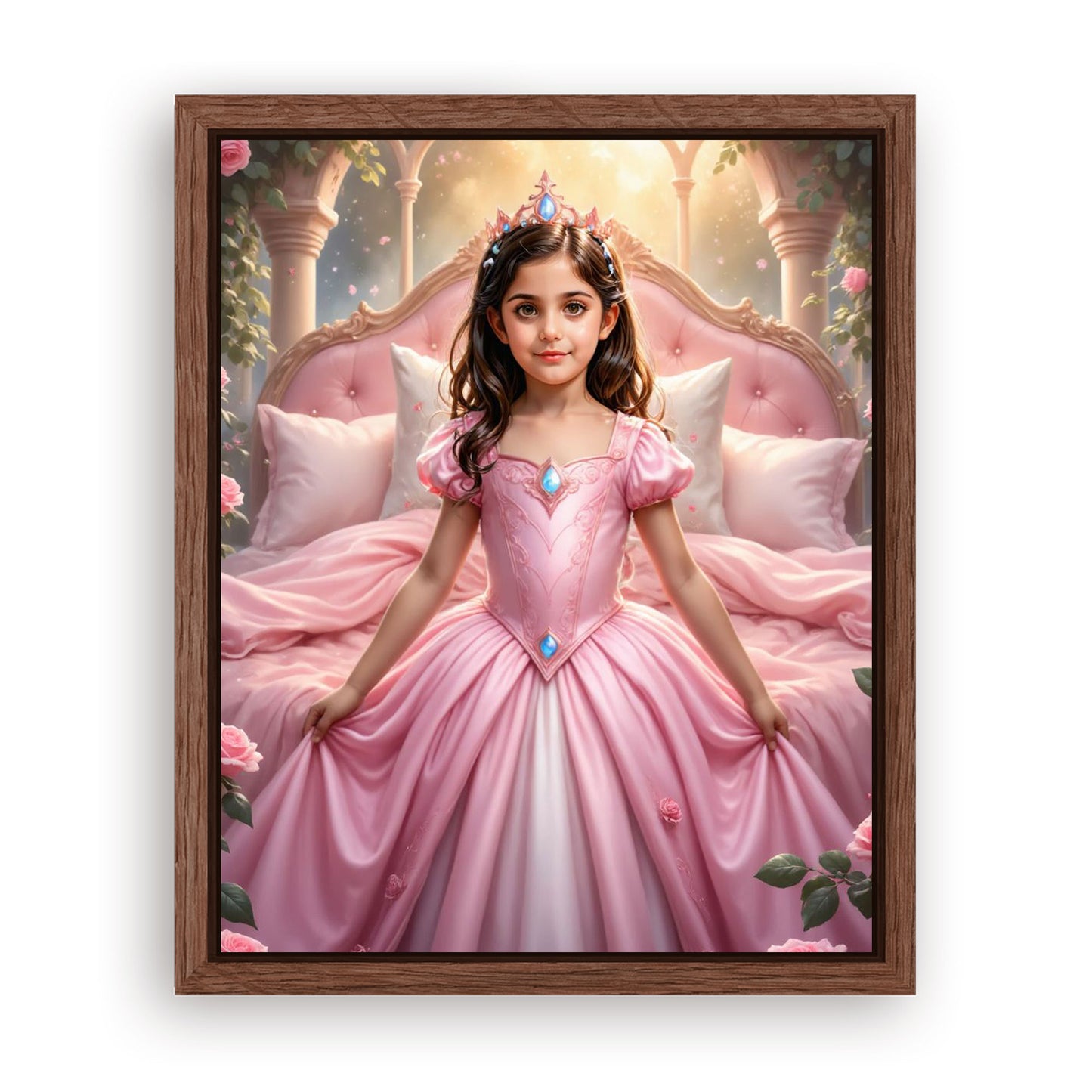 Save 40% When You Add A Frame To Your 10x08 'The Sleeping Beauty’s Enchanted Slumber' Canvas Now