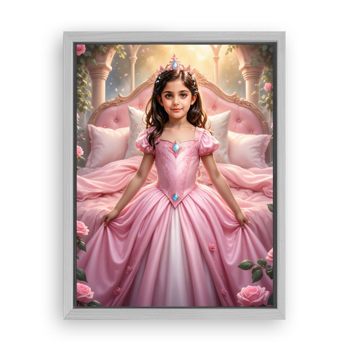 Save 33% When You Add A Frame To Your 18x24 'The Sleeping Beauty’s Enchanted Slumber' Canvas Now